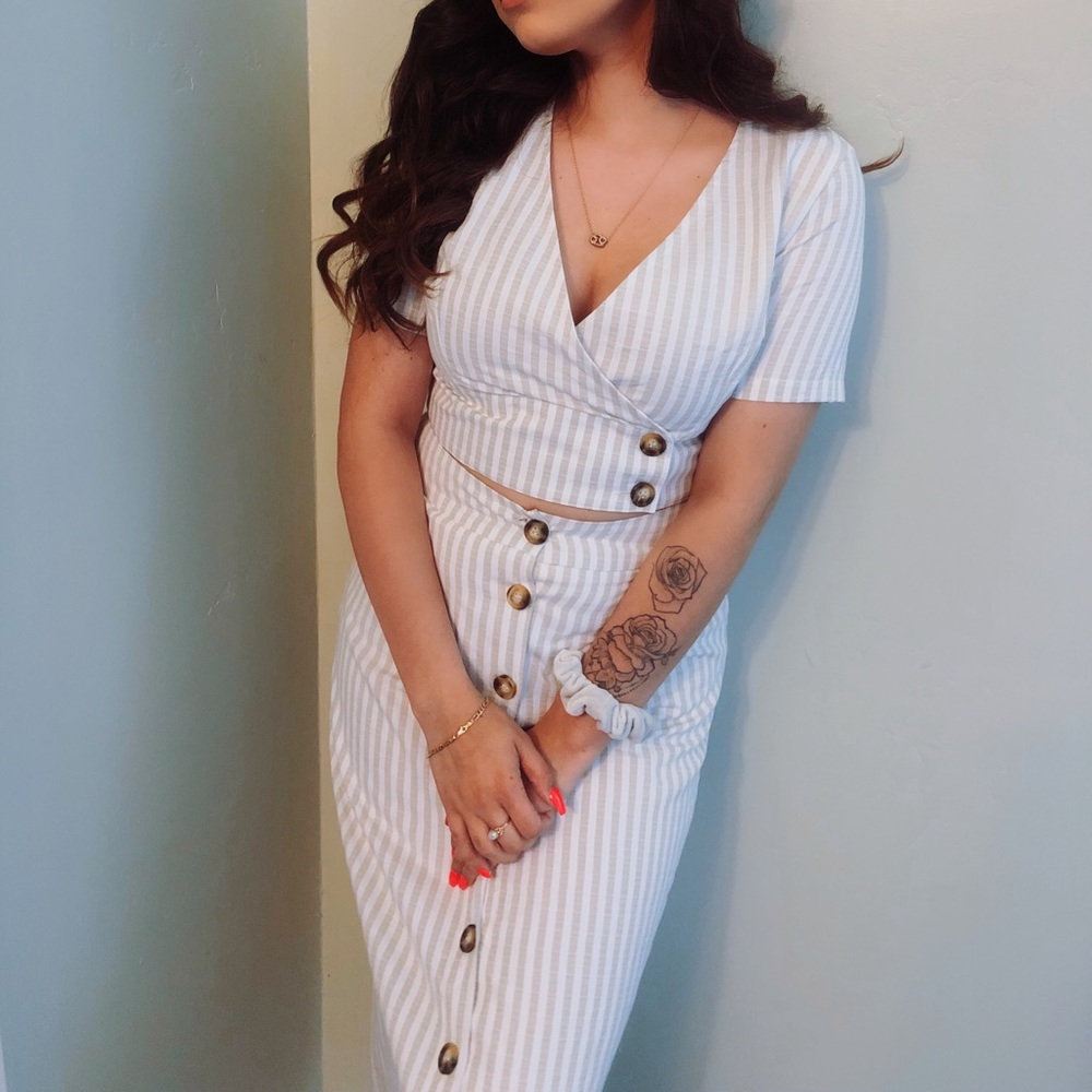 Shirt skirt set